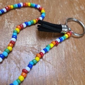Rainbow Pride Bracelet and Matching Keychain